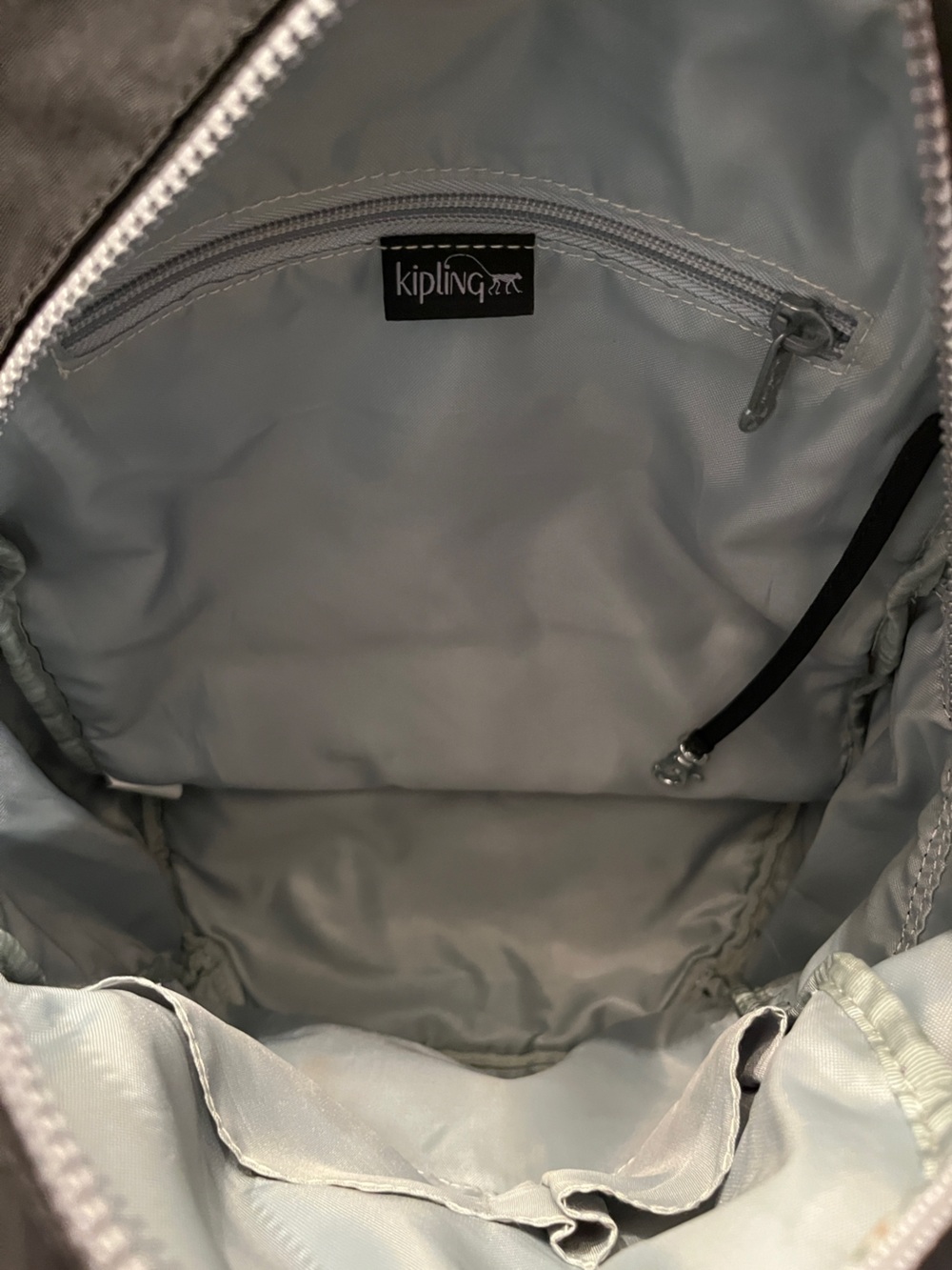 Kipling Black Nylon Backpack - Picture 8 of 10